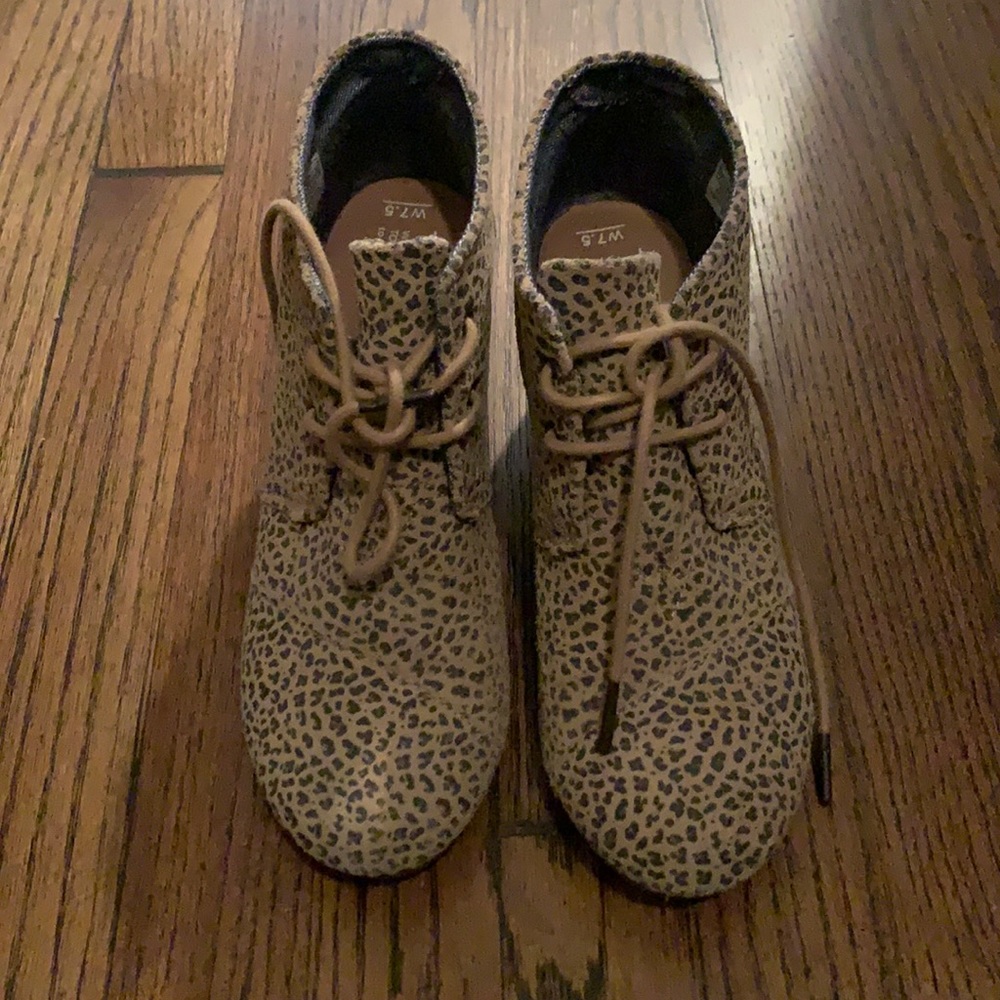 Leopard print Wedges